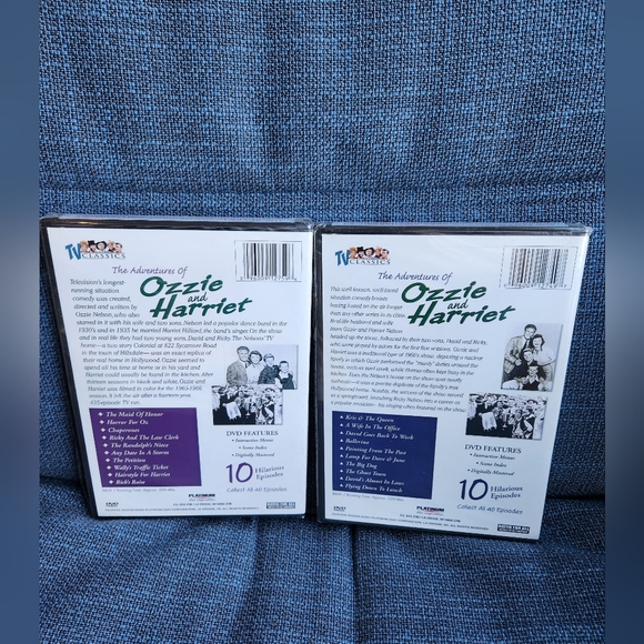 The Adventures of Ozzie and Harriet - 20 Episodes (DVD, 2003, 2-Disc Set) Sealed - Picture 3 of 5